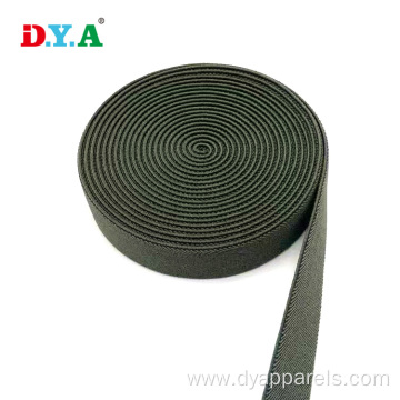 Resistance thickened twill elastic band for garment
